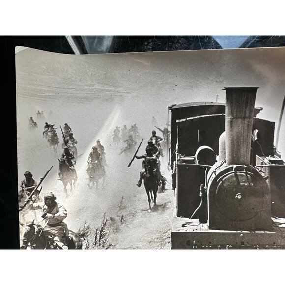 Vintage 1959 North West Frontier Movie Train Under Attack Still Photo - Picture 3 of 13